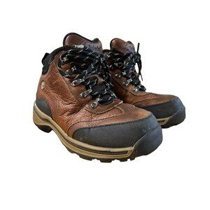Timberland Euro Hiker‎ Hiking Boots Boys Big Kid Size 12 1/2 Ankle Brown Leather